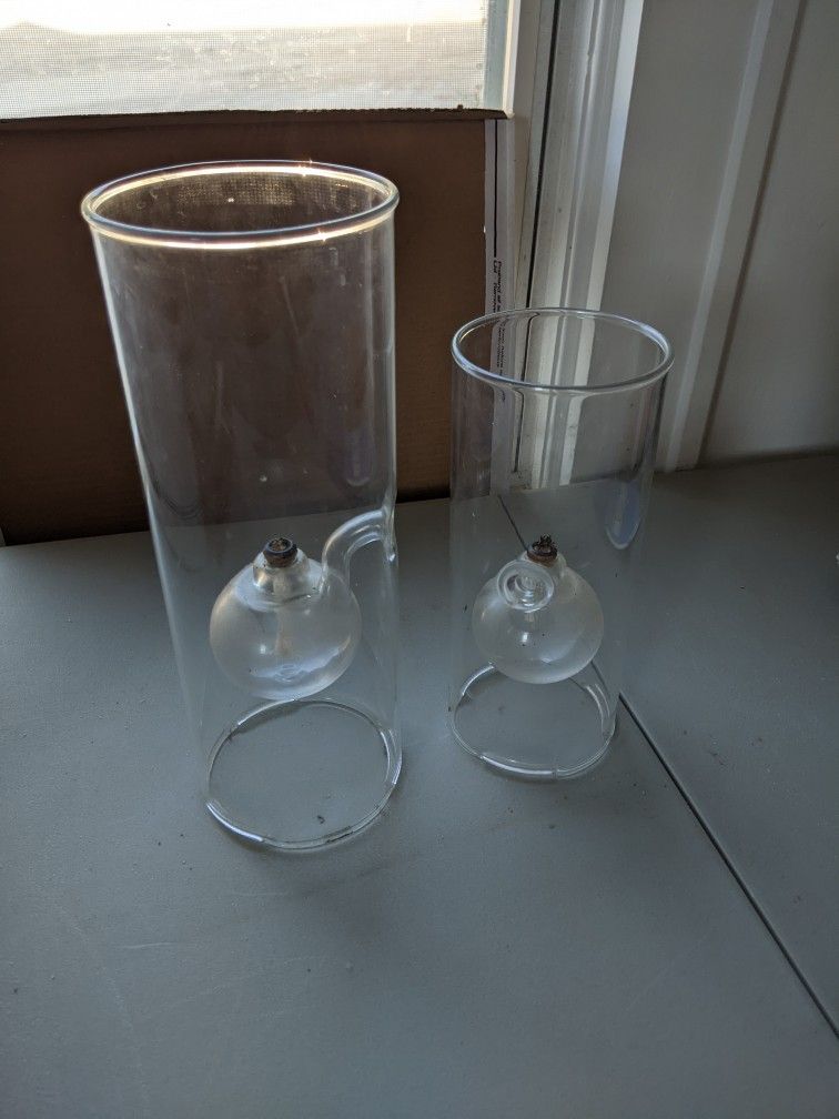 Wolfard Glass Oil Lamp 