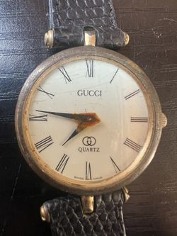 GUCCI Sherry Line 2000M 30mm White Dial Quartz Men's Watch