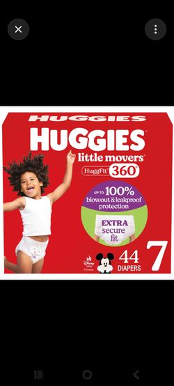 Huggies diapers, size 7