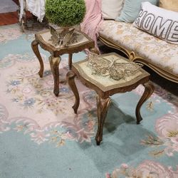 Two Antique  Side Table