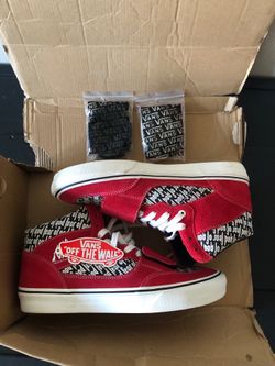 VANS Mountain Edition: Fear of God Red Size 9.5 *Damaged Box*