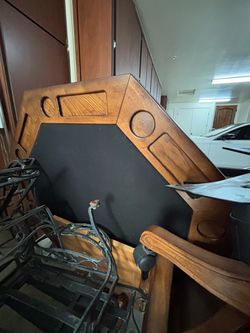 Poker table and chairs