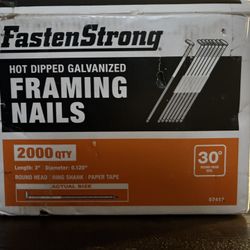 Framing Nails, For Framing Gun, 30 Degrees
