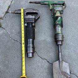 2 Hatco Chipping Air Breaker Hammer Good Condition Made In USA 