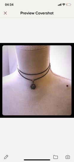 2 in 1 fancy choker &necklace