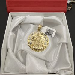 2 Tone Saint Pendant