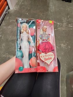 Limited EDITION HOLIDAY BARBIE &&& XOXO LIMITED ED VALENTINES BARBIE