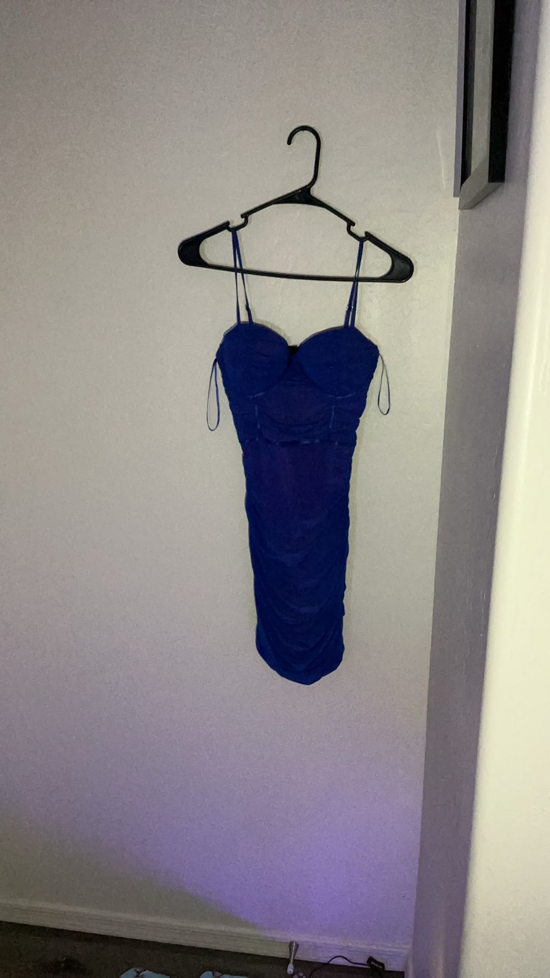 Blue/pink Tight Dress