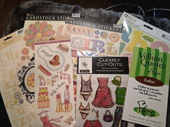 Assorted girly stickers