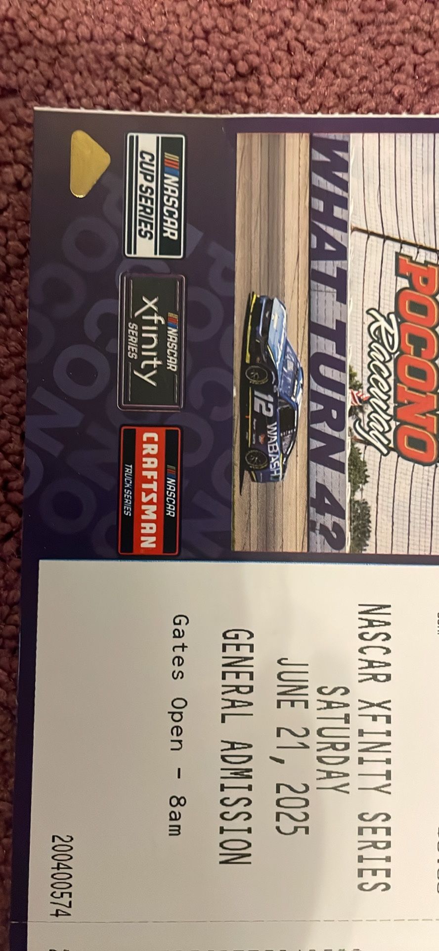 Nascar xfinity Series June 21 2025 Tickets