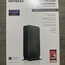 Netgear N600 Wifi Cable Modem Router