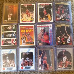 Michael Jordan 12 card lot NBA Chicago Bulls