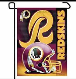 Washington redskins garden flag