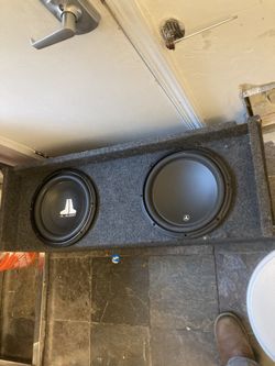 2 JL Audio 12” Subs In Box