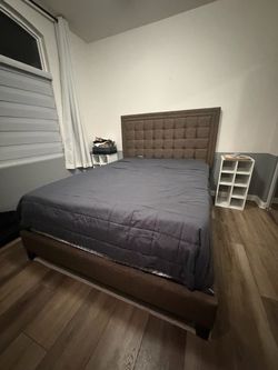 Full size bed and frame
