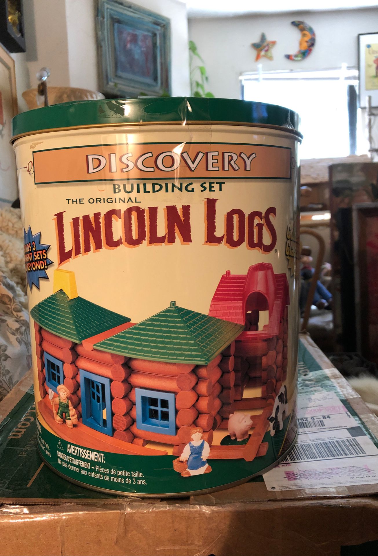 Lincoln logs vintage set