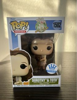 VAULTED EXCLUSIVE SEPIA Dorothy & Toto Funko Pop #1502 Wizard of Oz Movies Films Dogs Garland Wicked