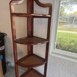 Corner Shelf - Cherry Wood