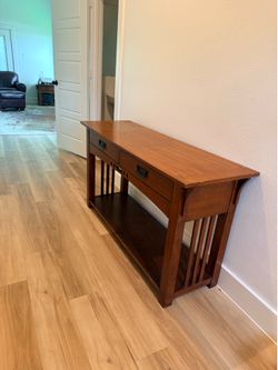 Craftsman Style Sofa Table