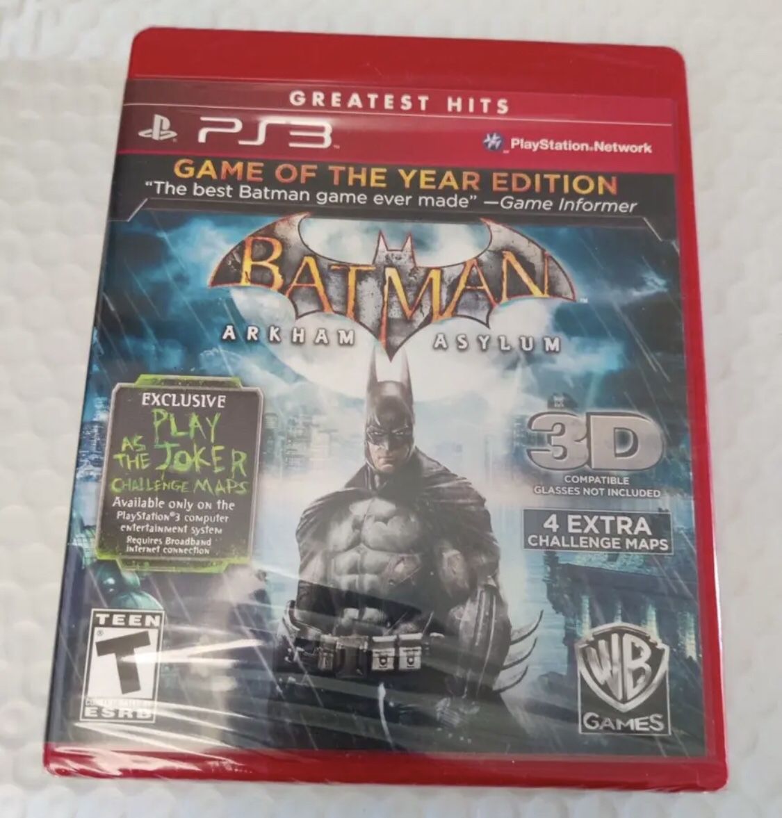 Batman: Arkham Asylum (Game of The Year Edition) - Playstation 3
