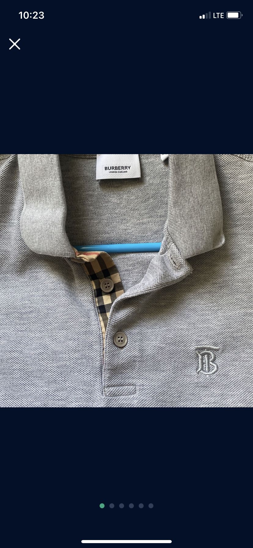 Men’s XS Burberry Polo Shirt Paid 400ish With Bag Tag And Receipt Pick Up Only Want 180$ Money Talks 