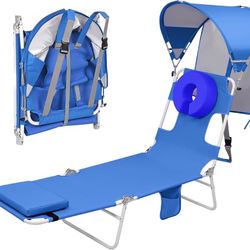 Backpack Beach Tanning Lounge Chair 