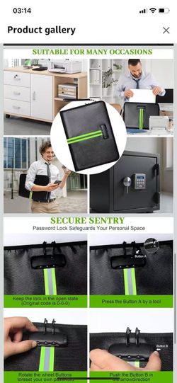 5200℉ Fireproof Document Bag, Fireproof Bag with Lock, Fireproof Document Organizer, Safes for Home Use Fire and Water Proof with Heat Insulated for C