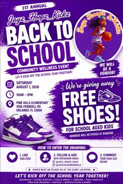 Free back to school event