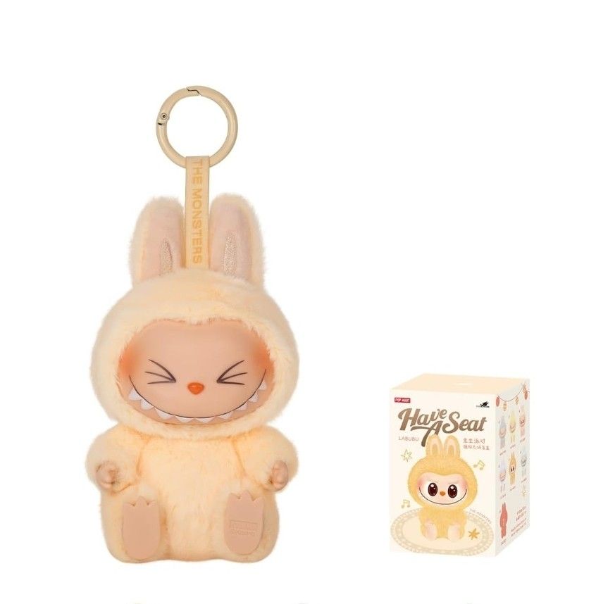 Labubu Keychain The Monsters - Have a Seat Vinyl Plush - SISI