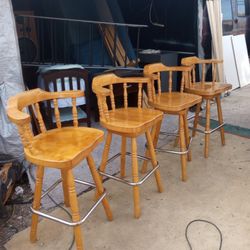 Wooden Bar Stools 