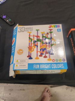 3d marble run set