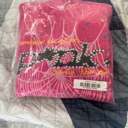 Pink Sp5der Hoodie V1