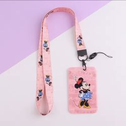 Disney - Minnie - Lanyard Keychain Cardholder USB Holder