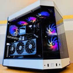 Gaming PC Custom Built by AREA-51✅🕹Full White RGB Set,Intel i7/32GB RAM/2TB🖥1 Yr Wrnty‼️ RTX 5070 GPU💥 $0 Down Finance Available