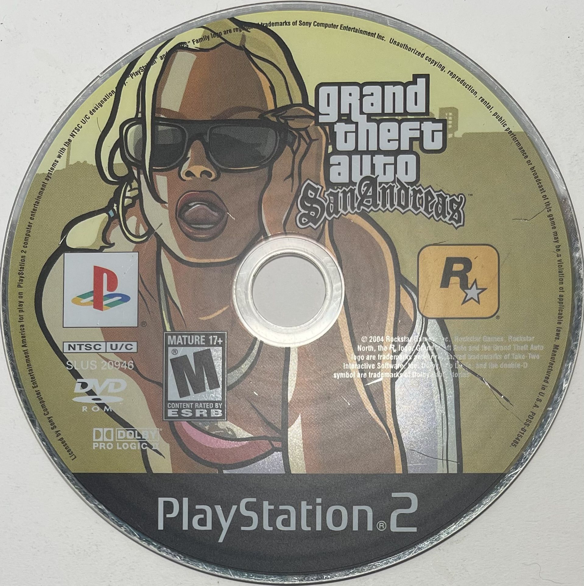 Grand Theft Auto - San Andreas (USA) Sony PlayStation 2 (PS2) ISO