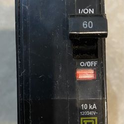 60 amp Breaker  New