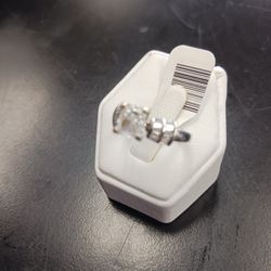 18k 6.7g White Gold Ring Sz 5