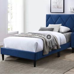 Twin Size Bed Frame With Mattress 