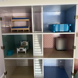 Wood Custom Doll House Immaculate 