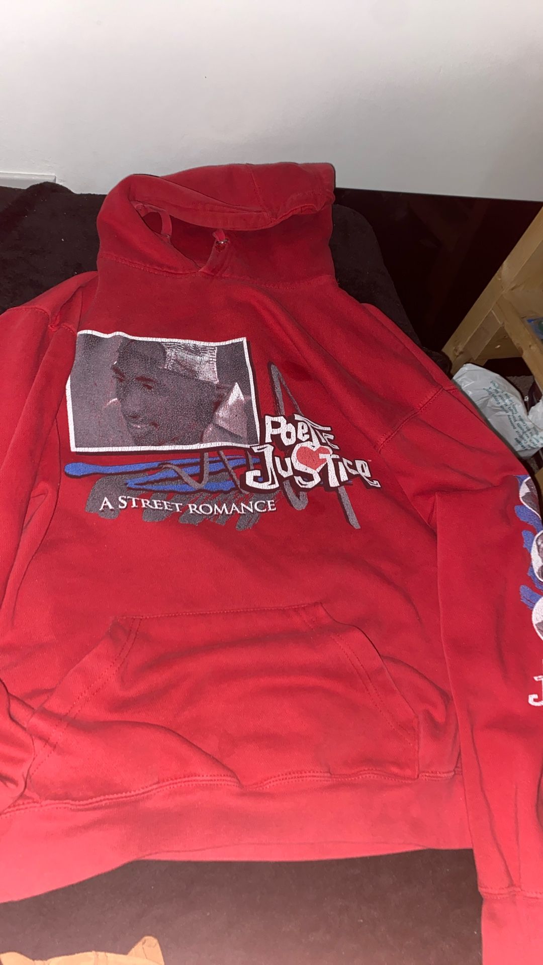 Poetic Justice Hoodie Freshly Washed Size Small