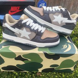 Bathing Ape Bape Sk8 Dunk Baroque Brown 8.5