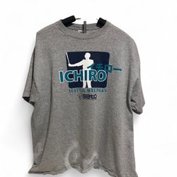 Seattle Mariners Ichiro Suzuki T-Shirt XL Vintage