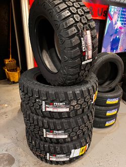 4 NEW LT 351250R20 RBP 10 ply Mud Terrain tires and Alignment for $980 installed and balance. 351250R20 35 12.50 20 35 x 12.50 R 20 3512.50R20 35 12