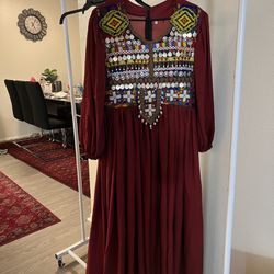 Afghan Long Dress 