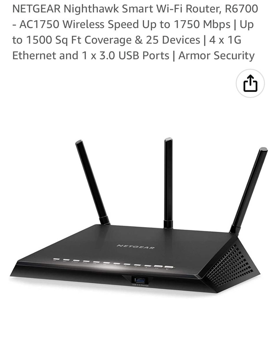 Nighthawk Router