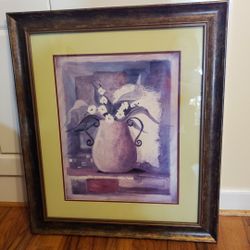 Mosaic Floral II - Framed Made On Earth  Art  - 29 3/4" X 25"