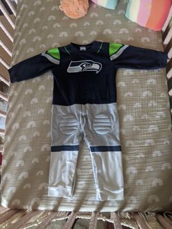 18 month Seahawks romper