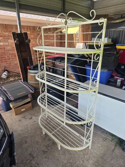 Vintage bakers rack