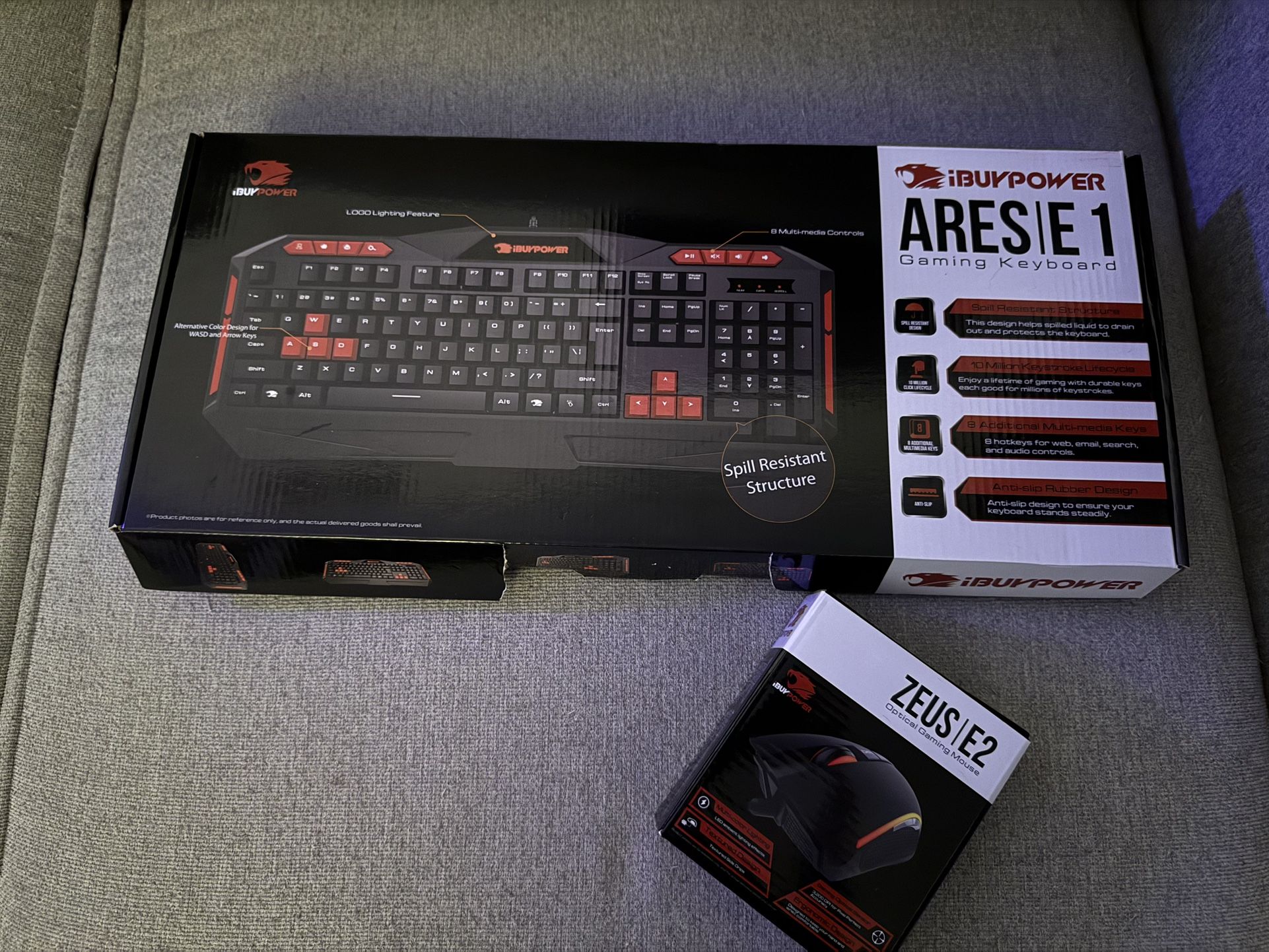 Keyboard and mouse