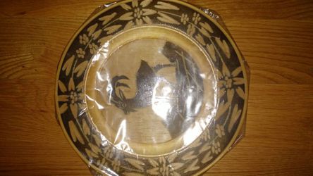 New German Wooden Plate